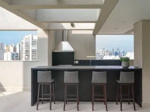 Espaço gourmet no 20º pavimento