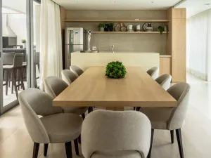 Espaço gourmet no 20º pavimento