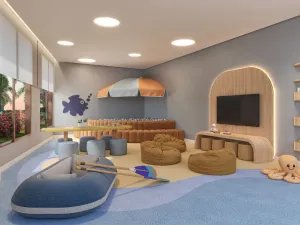 Perspectiva ilustrativa da brinquedoteca