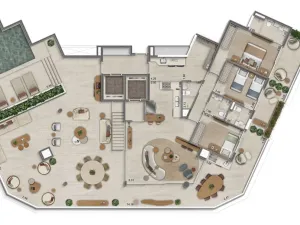 Cobertura de 330 m² com 3 suítes