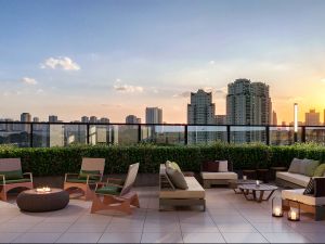 Perspectiva ilustrativa da praça do fogo