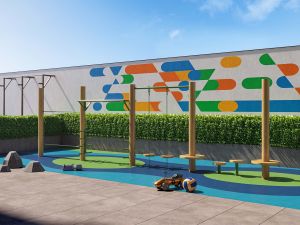 Perspectiva ilustrativa do playground